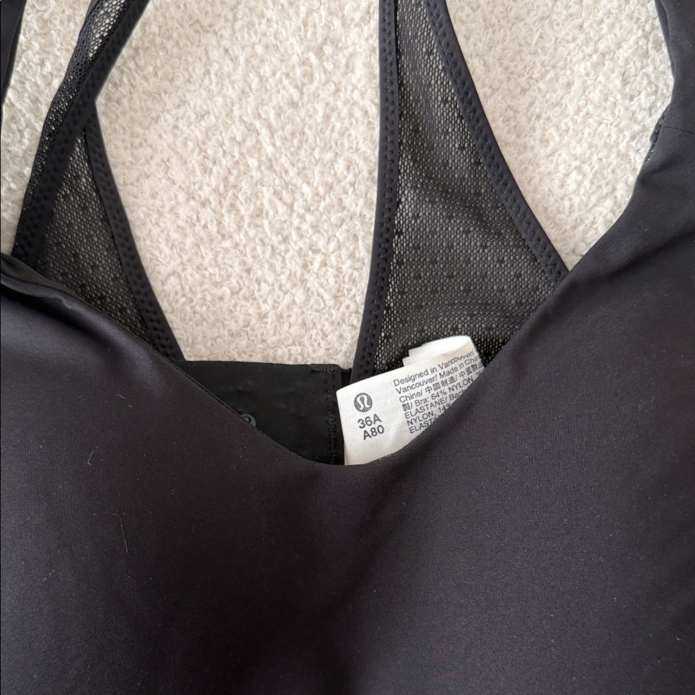 lululemon athletica Black Sports Bra